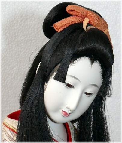 японская антикварная коллекционная кукла Красавица из Киото