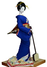 японская традиционная  интерьерная кукла