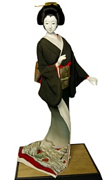 японская традиционная старинная  кукла, 1920-е гг.