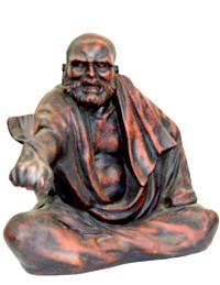 ДАРУМА, основатель дзэн-буддизма, японская статуэтка из керамики 