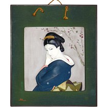 японская картина - барельеф, 1930-е гг.