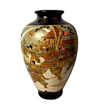 японская антикварная фарфоровая ваза САЦУМА