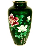 японская ваза клуазоне, Андо, 1920-е гг. 