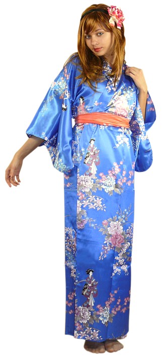 японское кимоно и пояс оби