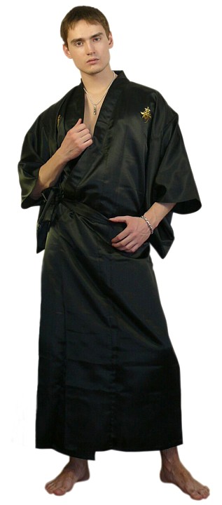 японский мужской халат-кимоно
