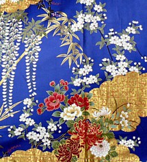 рисунок ткани японского кимоно, хлопок 100%