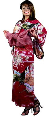 халат- кимоно, хлопок 100%, сделано в Японии