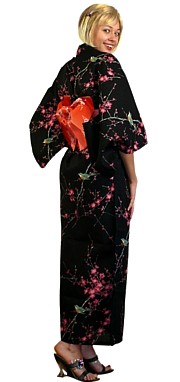 японская традиционная юката - стильная одежда для дома