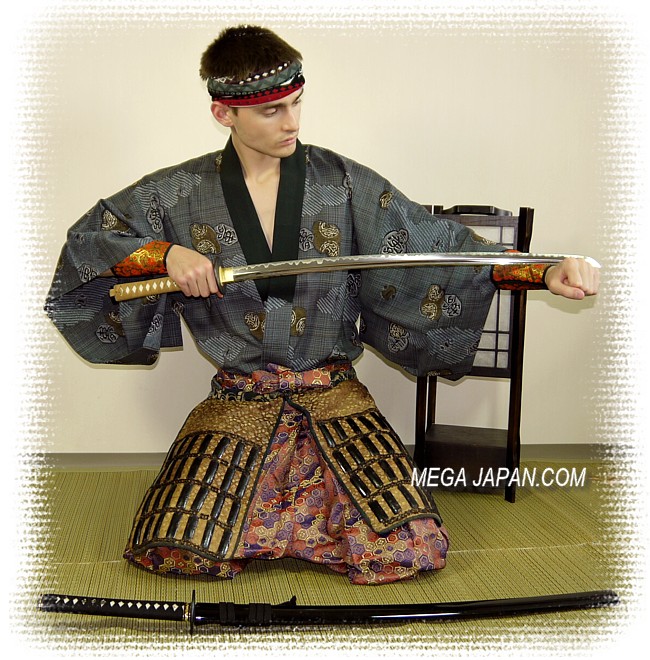 японская традиционная мужская одежда: кимоно и хакама