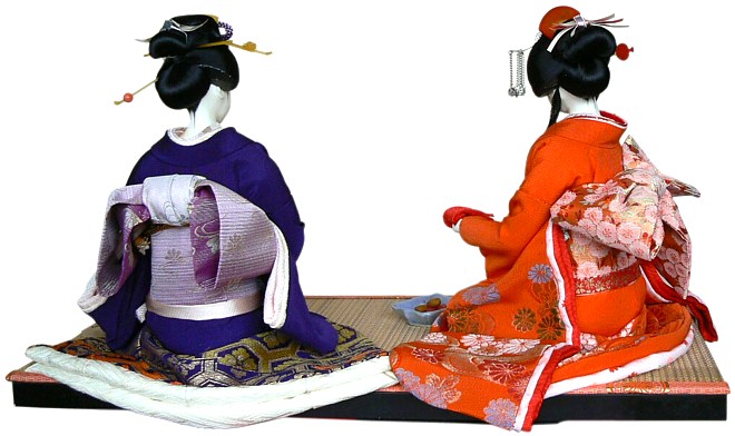 японские интерьерные куклы