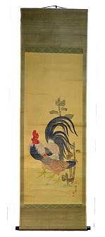 японский рисунок на свитке