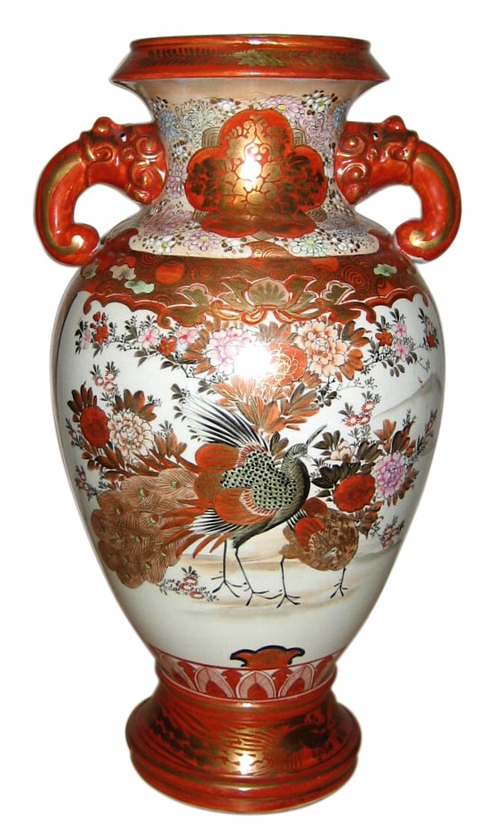 японская ваза с самурайской сценой, 1860-е гг.