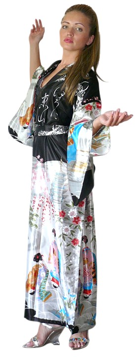 халат кимоно, Япония