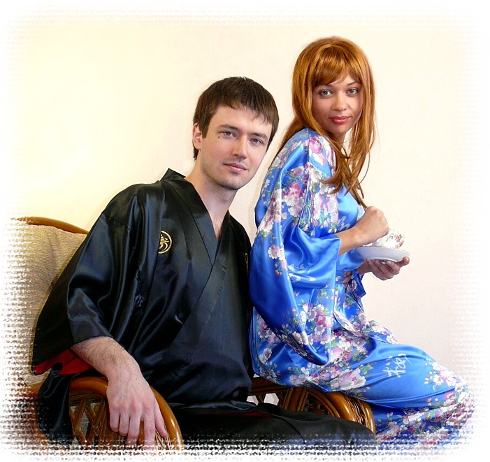 японские кимоно из шелка
