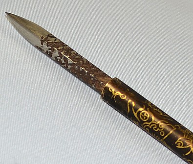 японская курительная трубка с потайным ножом, 1800-е гг.