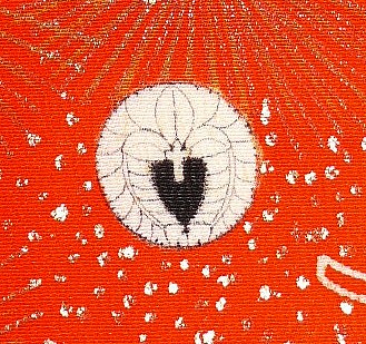 фамильный самурайский герб на кимоно